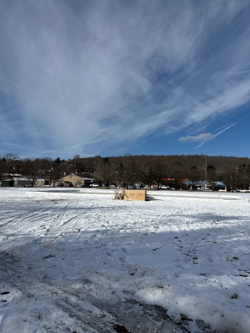 walking near me in Hawley Park in winter
