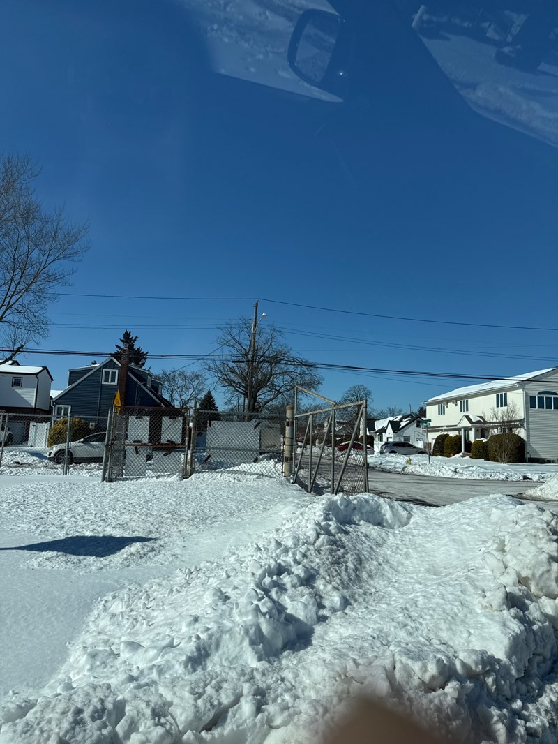 walking near me in Averill Boulevard Park in winter