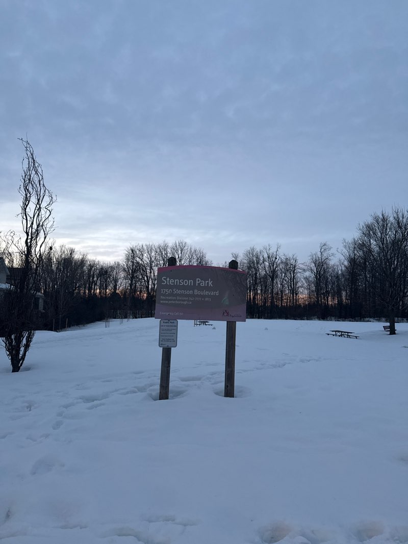 walking near me in Stenson Park in spring