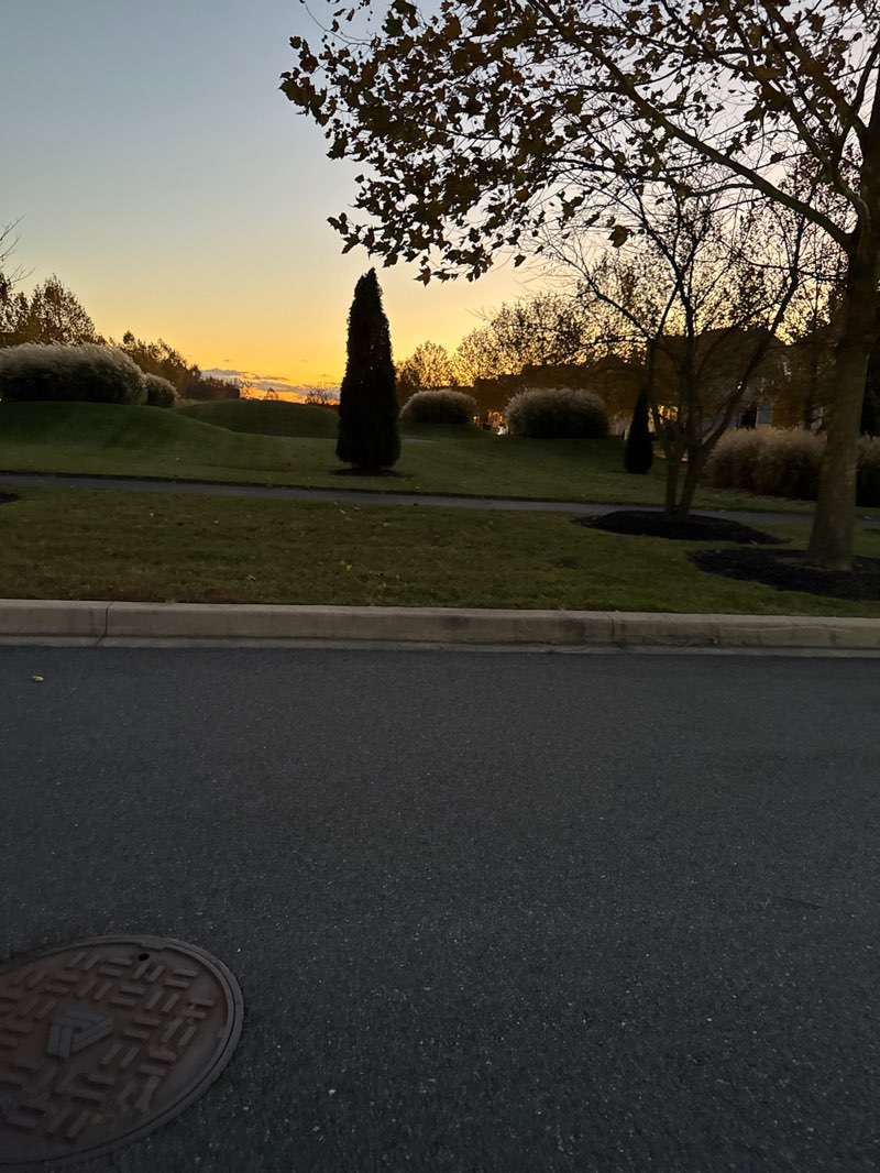 walking near me in North Bayberry Central Green in autumn