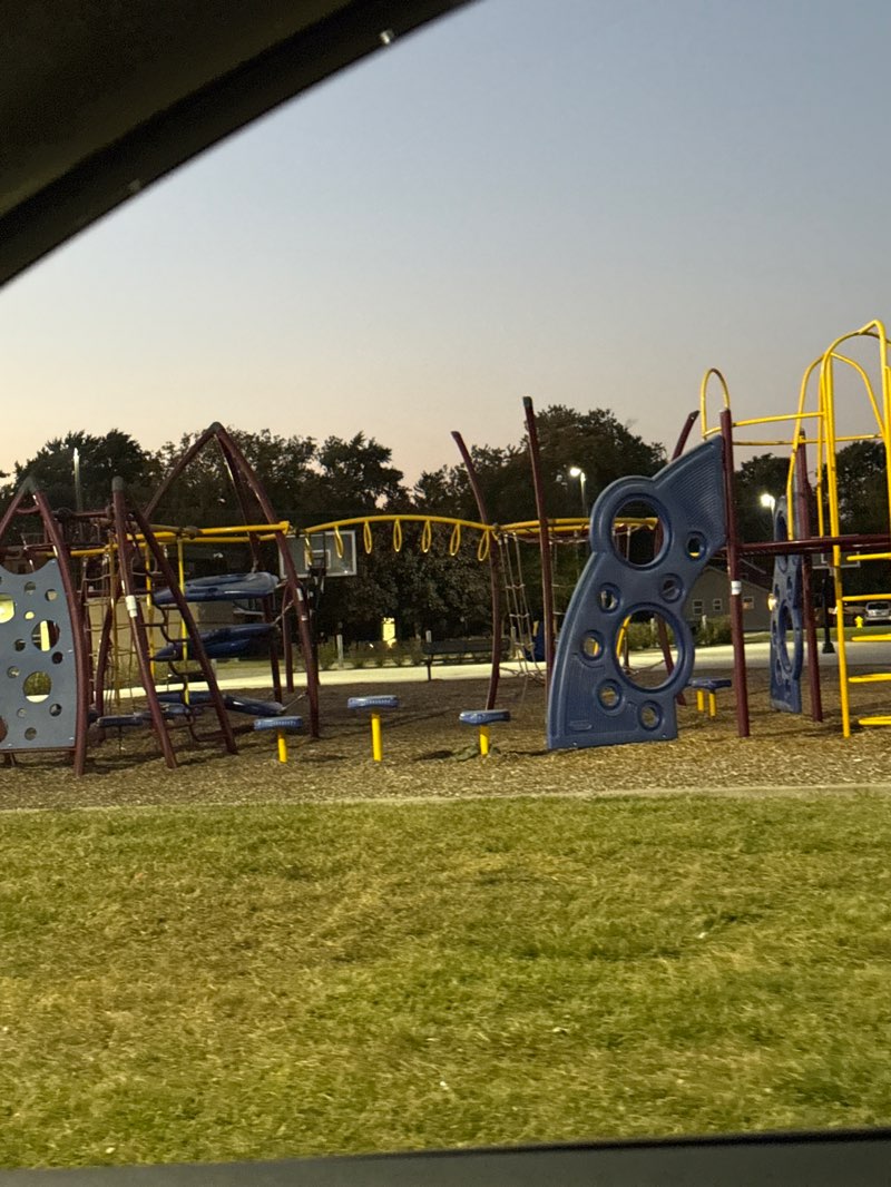 walking near me in Memorial School Park in autumn