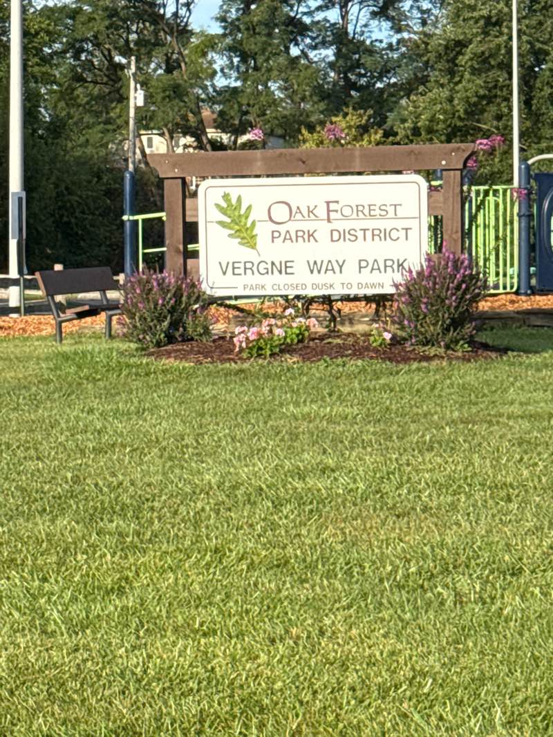 walking near me in Vergne Way Park in autumn