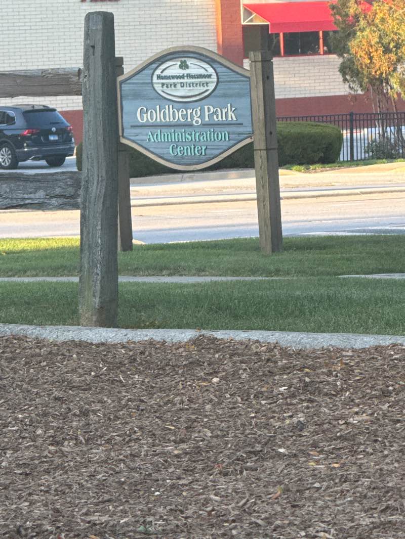 walking near me in Goldberg Park in autumn