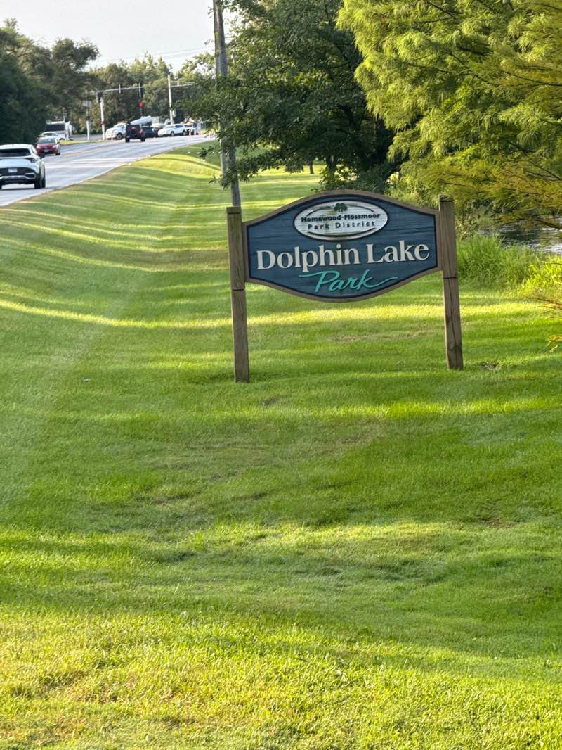 walking near me in Dolphin Lake Park in autumn