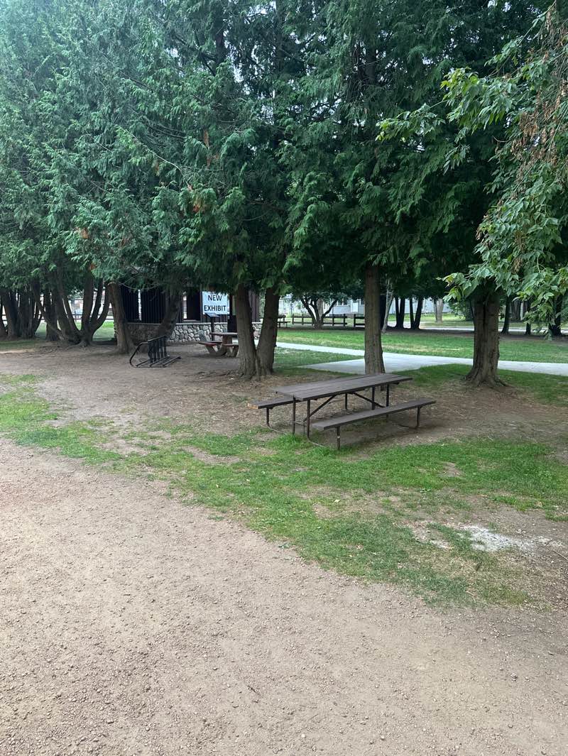 walking near me in Bearskin Trailhead Park in autumn
