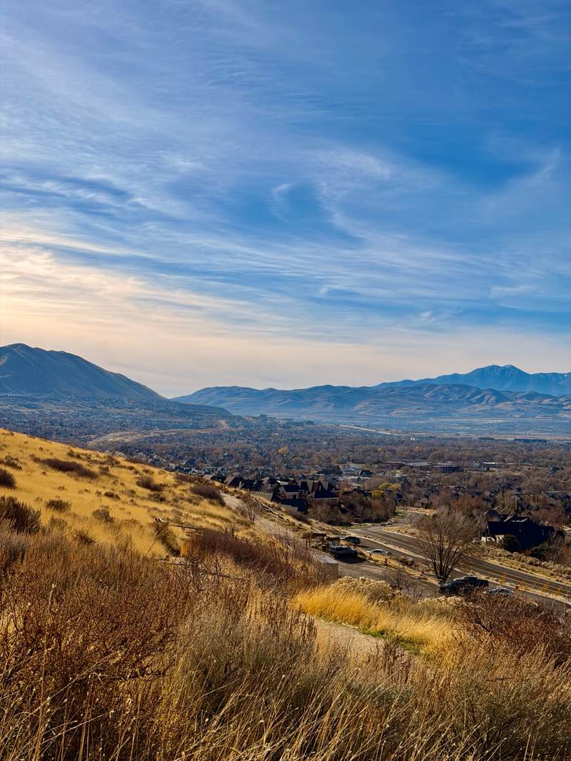 walking near me in Orson Smith Park in autumn