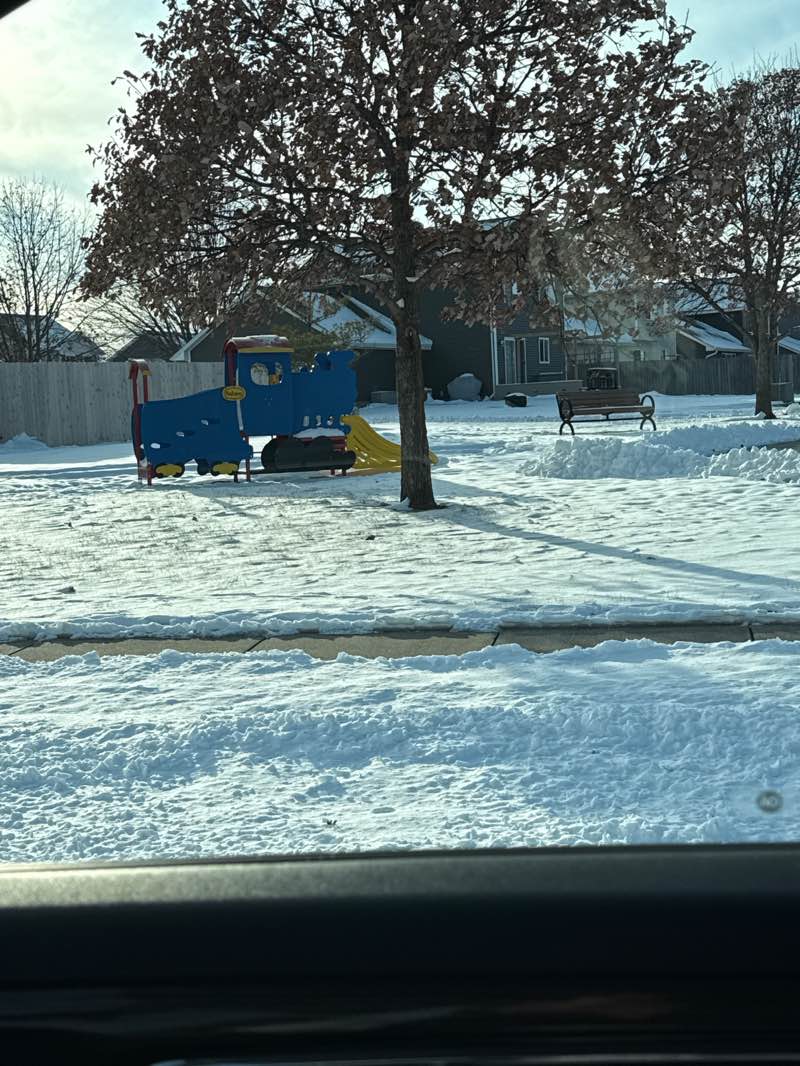 walking near me in Falcon Ridge Park in winter