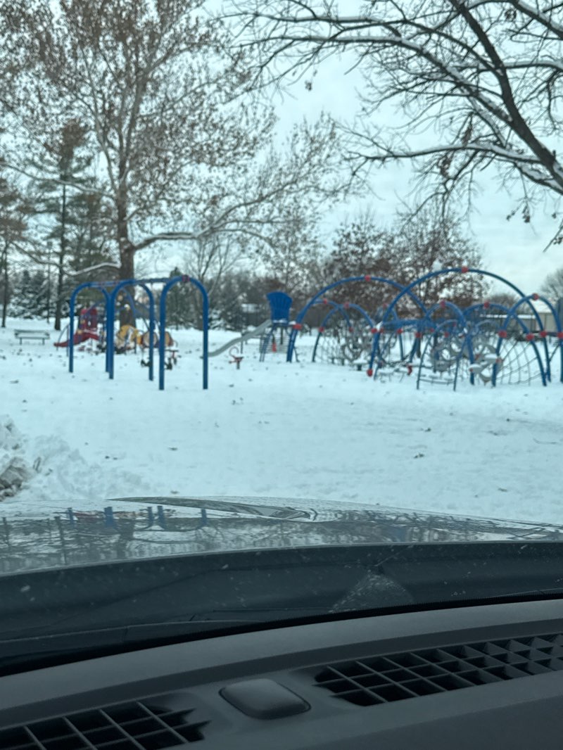 walking near me in Haines Park in winter