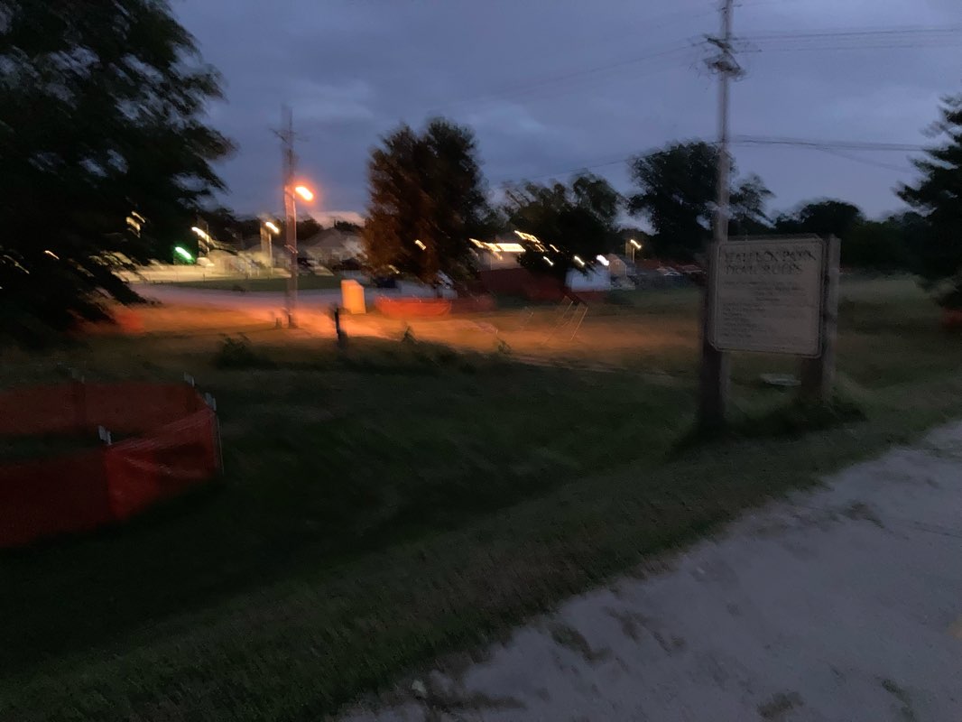 walking near me in Papilion City Park in autumn