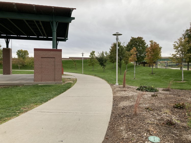 walking near me in Stinson Park in autumn