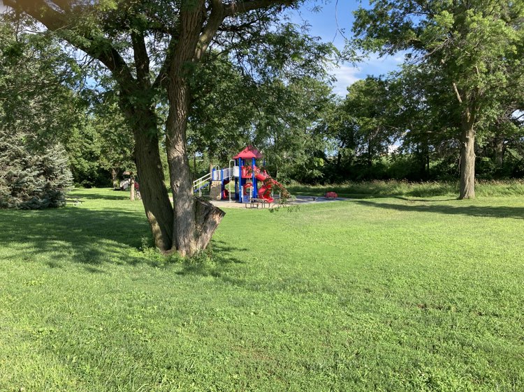 walking near me in Trumble Park in summer