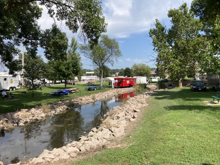 walking near me in Neligh Park in autumn