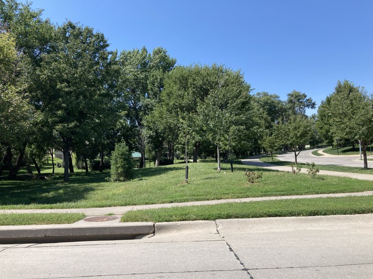 walking near me in Cimarron Woods Trail in autumn