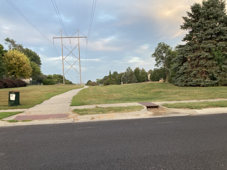 walking near me in Hickory Hill Park in autumn