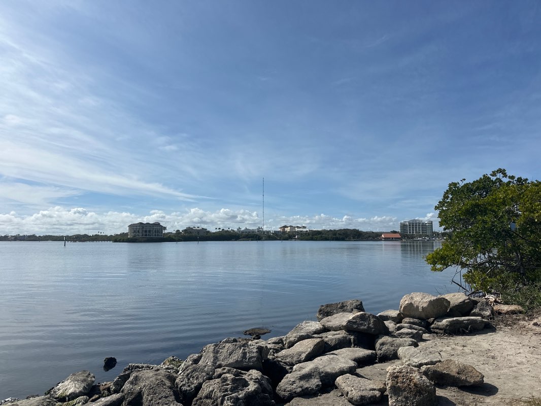 walking near me in Kiwanis Park at Geiger Point in winter