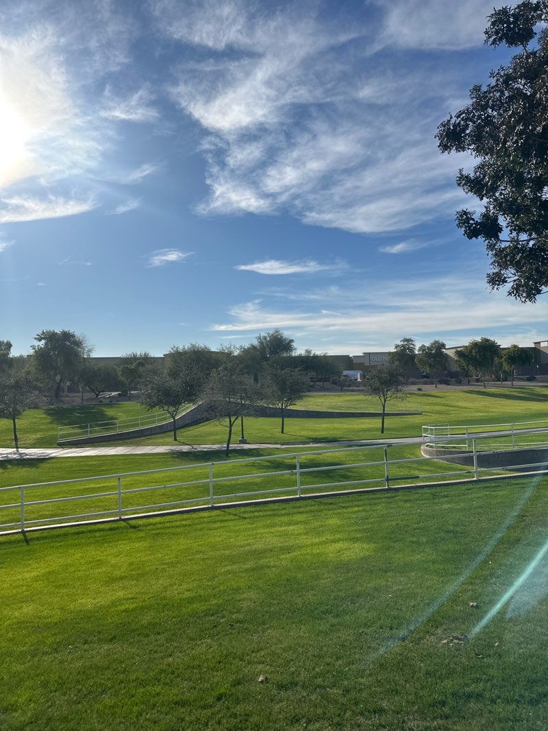walking near me in Bullard Wash Park in winter