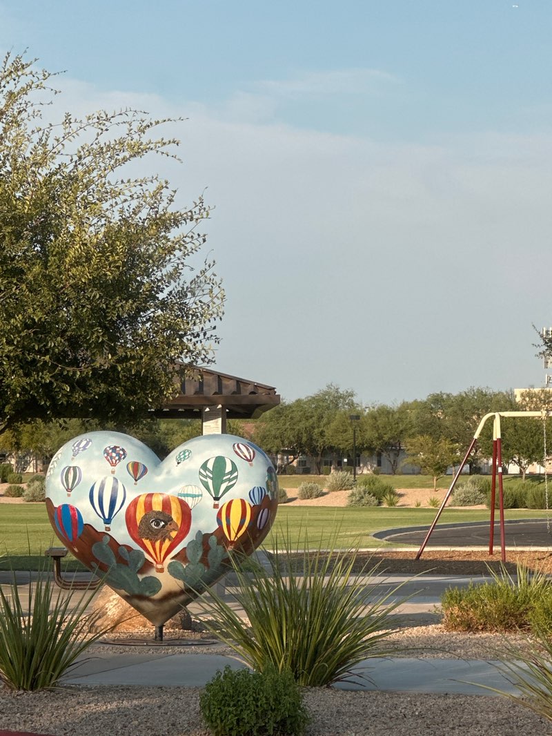 walking near me in Falcon Park in summer