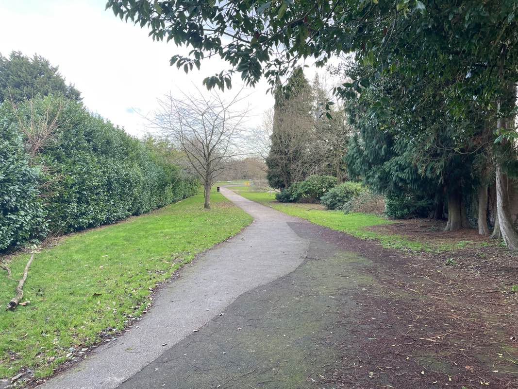 walking near me in Olton Jubilee Park in winter