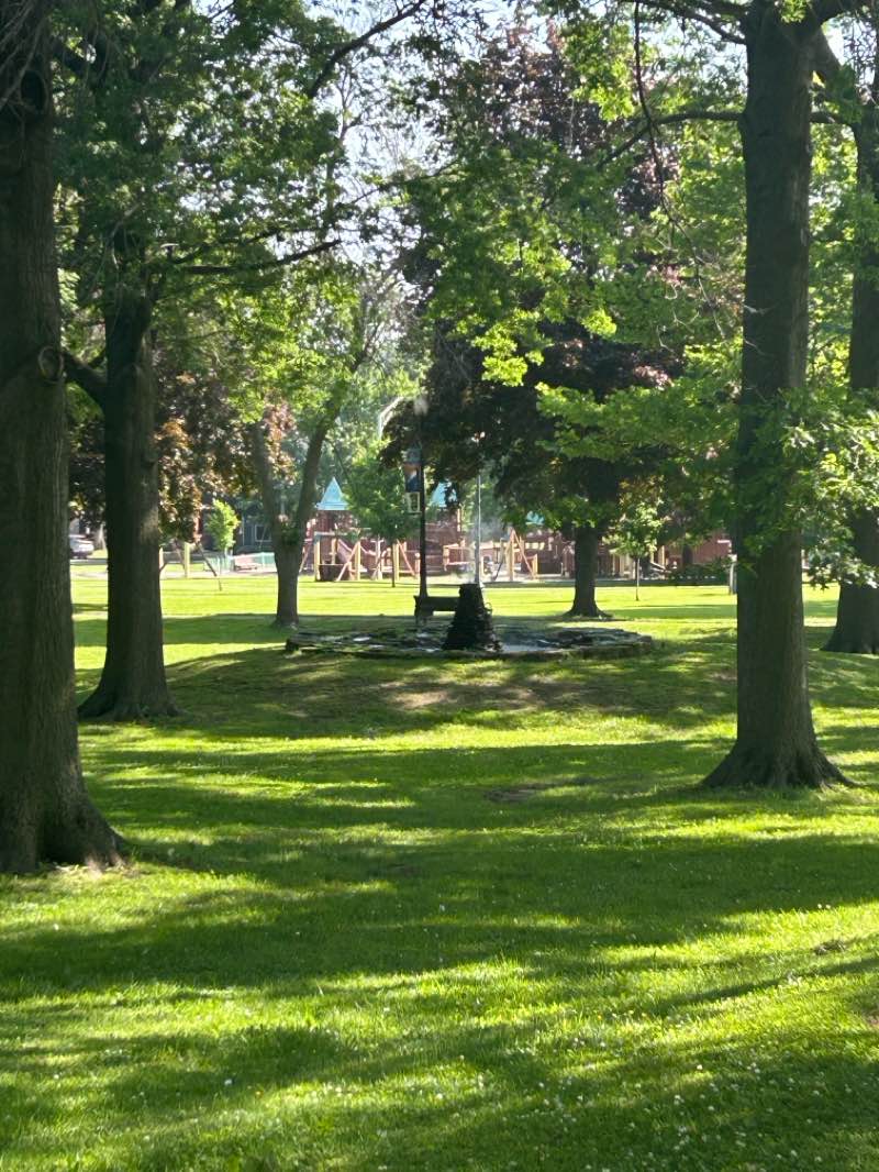 walking near me in Franklin Square in summer