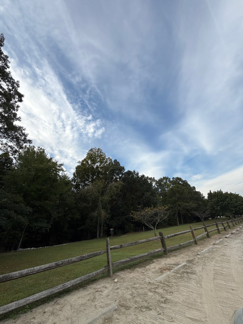 walking near me in Johnson Street Disk Golf Park in autumn