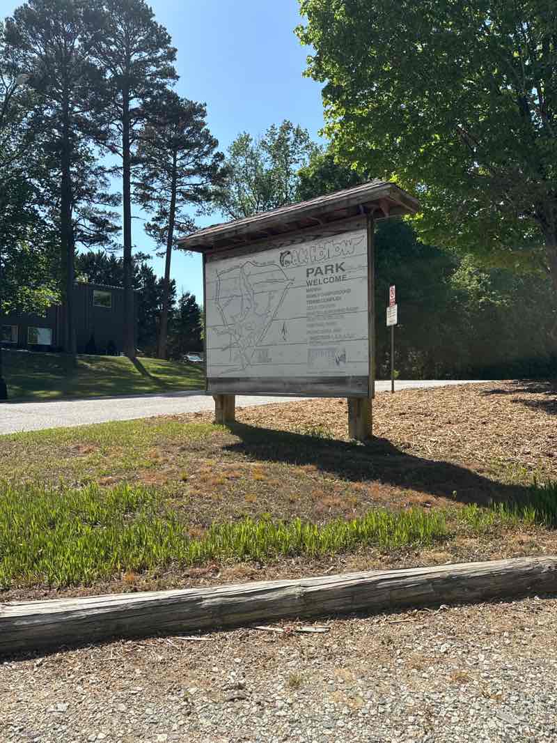 walking near me in Oak Hollow Festival Park in spring
