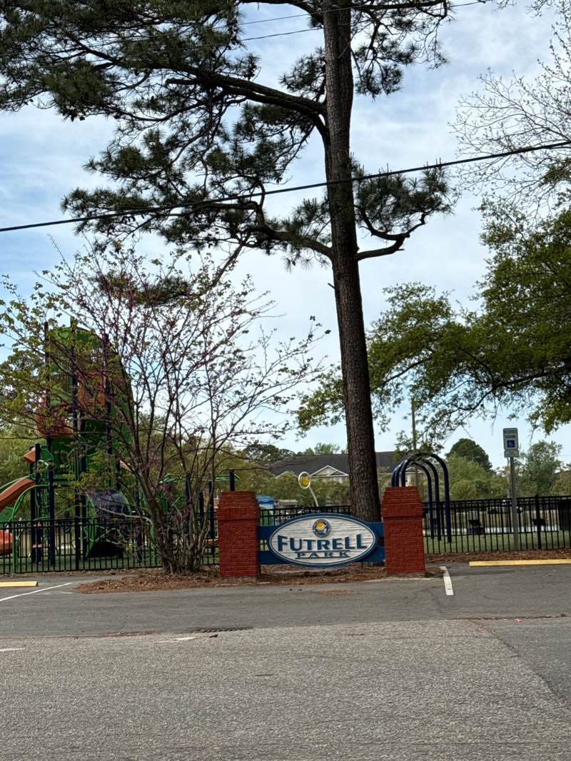 walking near me in Futrell Park in spring