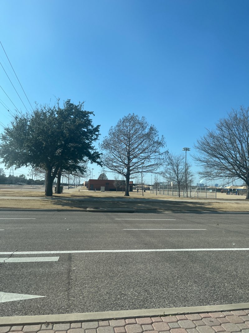walking near me in Bluebonnet Trail Park in winter