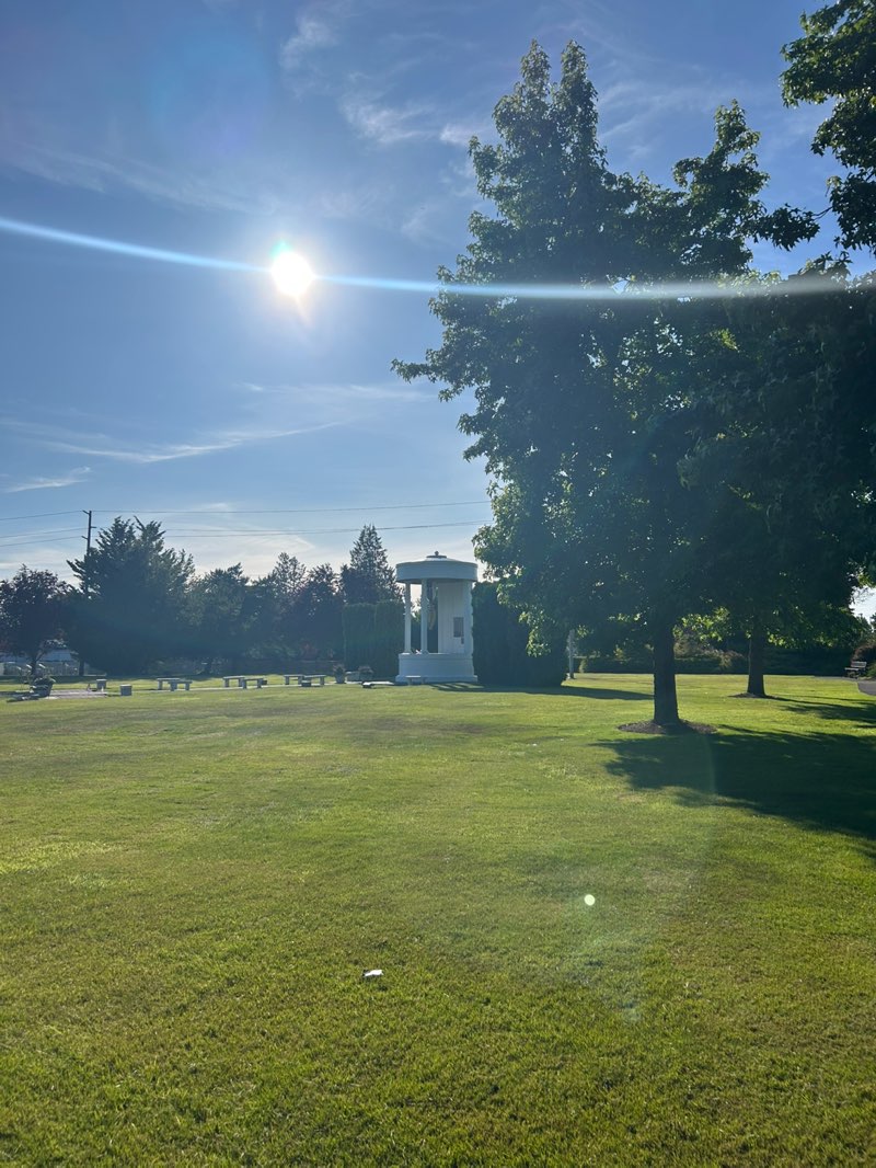 walking near me in Veterans Memorial Park in summer