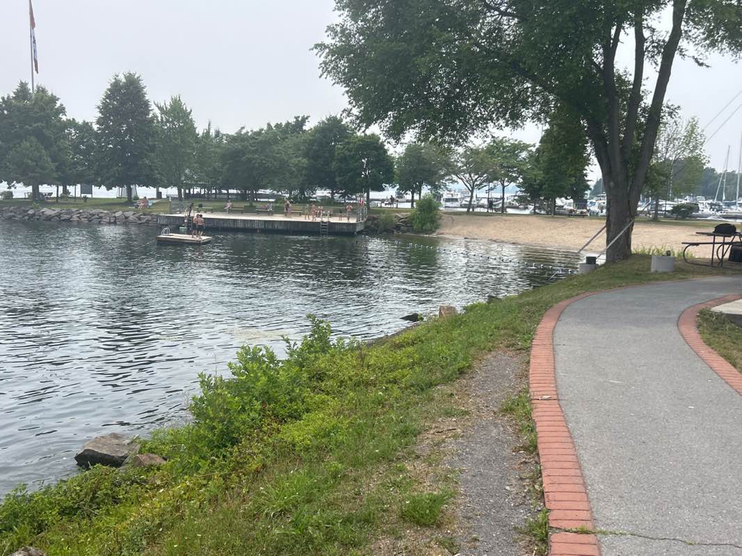 walking near me in Joel Stone Heritage Park in summer