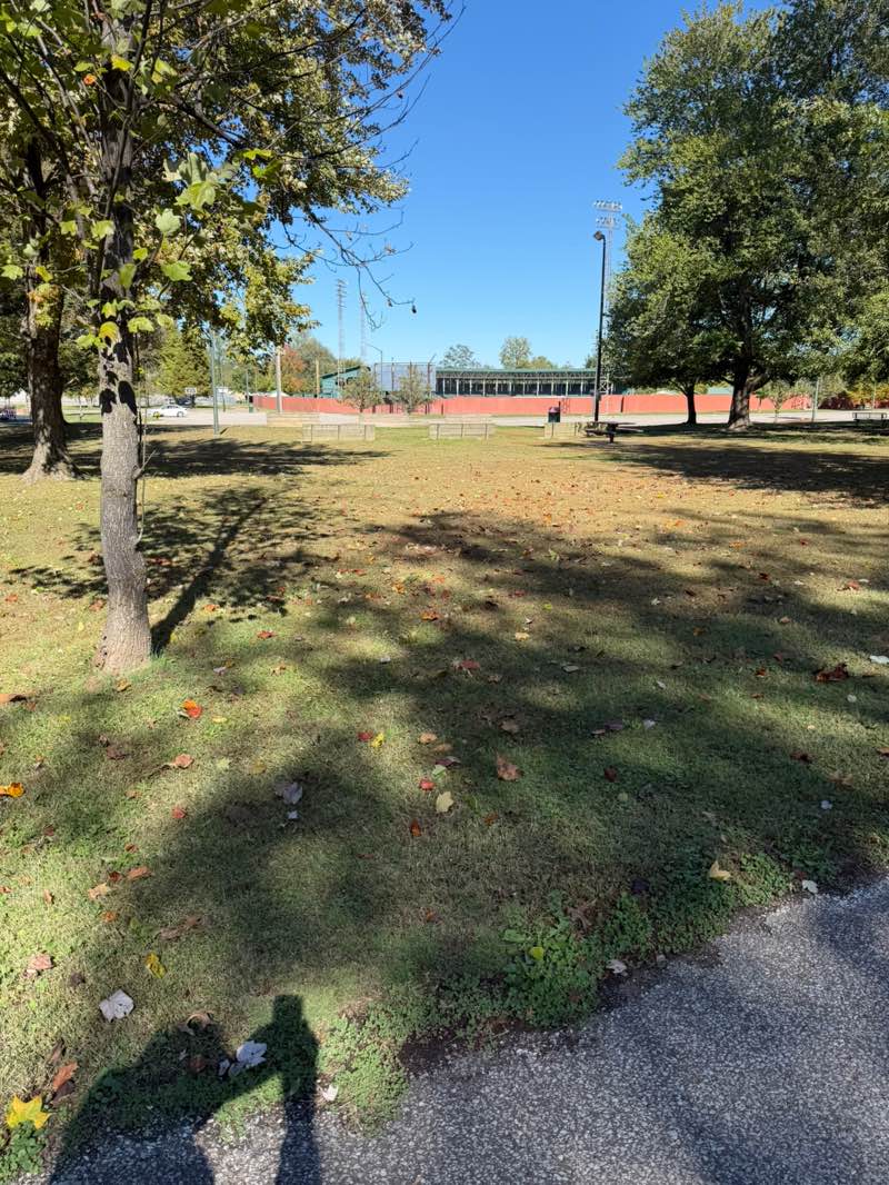walking near me in Huntingburg City Park in autumn