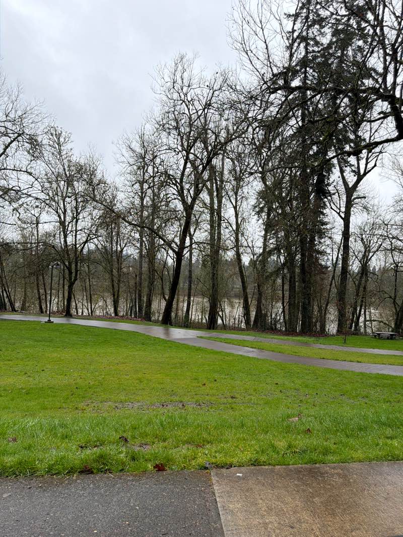 walking near me in Skinner Butte City Park in winter