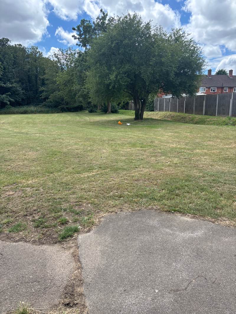 walking near me in Usk Road Play Area in summer