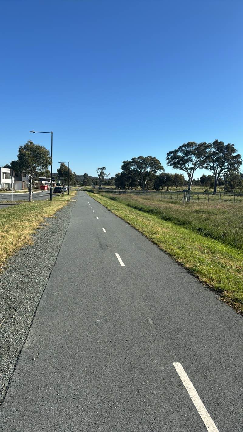 walking near me in Joey Park in spring