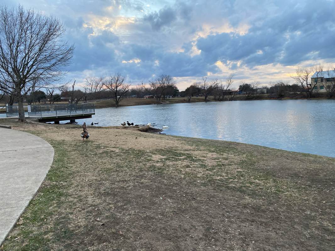 walking near me in Historic Stagecoach Park in winter
