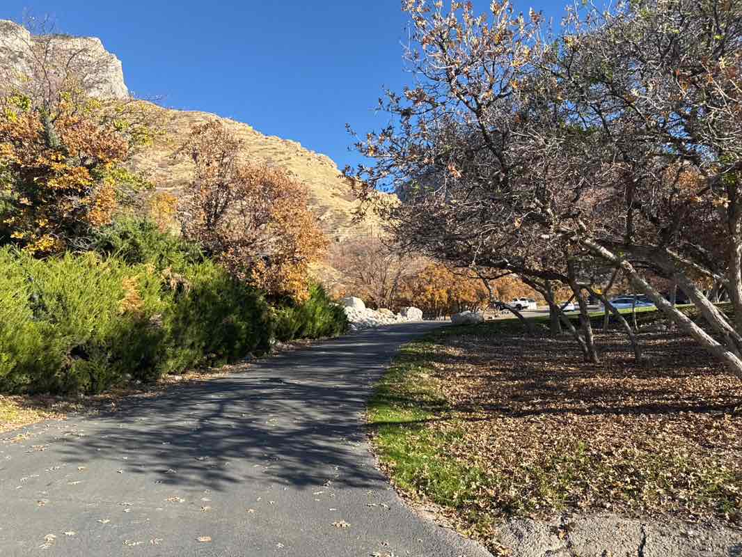 walking near me in The Park at Rock Canyon in autumn