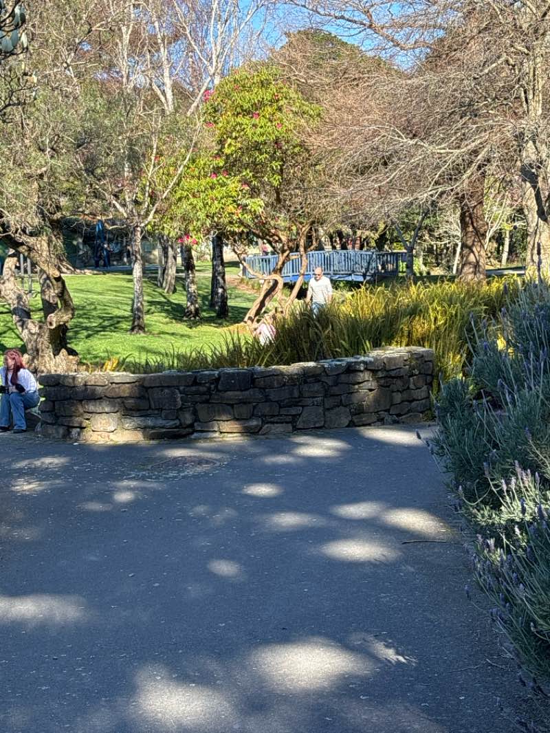 walking near me in North Park in spring