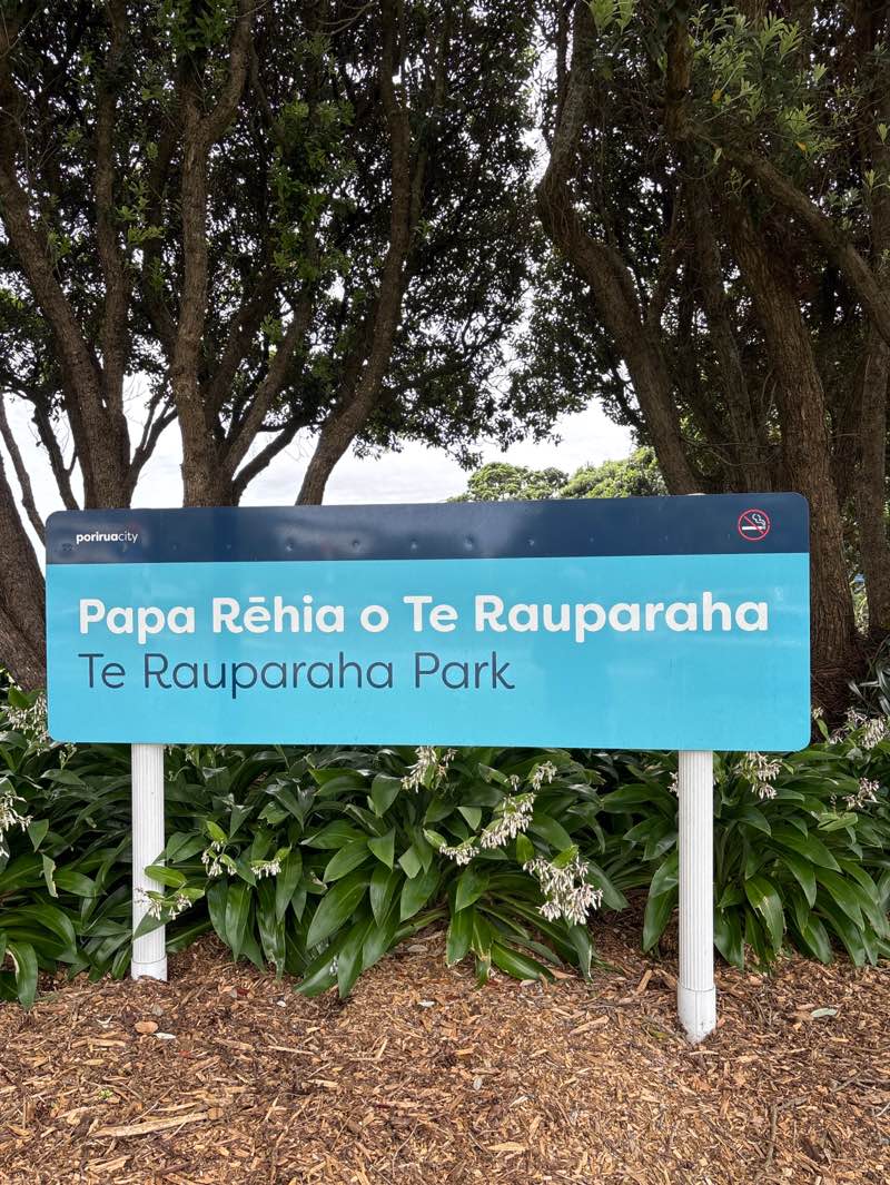 walking near me in Te Rauparaha Park in spring