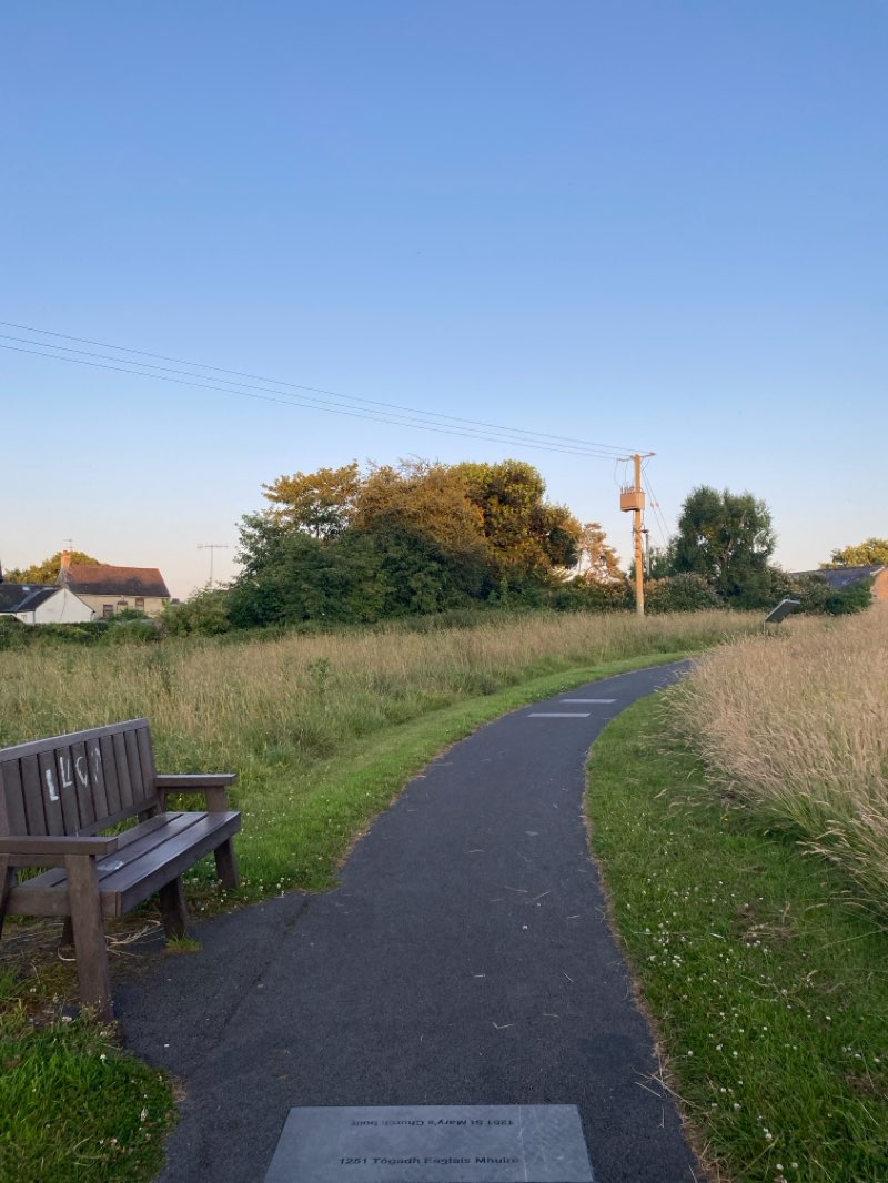 walking near me in The Fair Green in summer