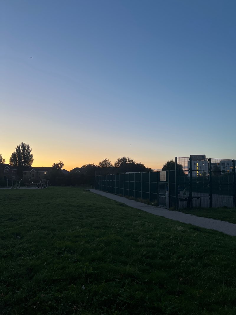 walking near me in Grove Park in autumn