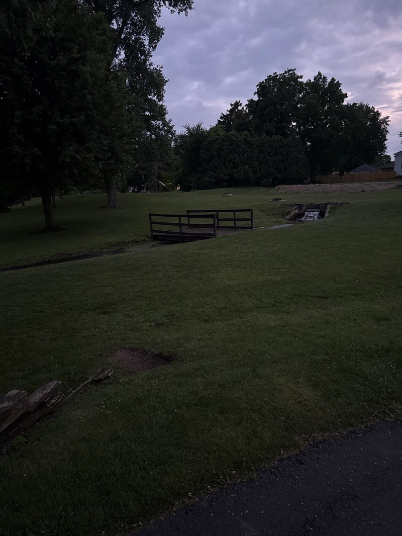 walking near me in Rieger Park in summer