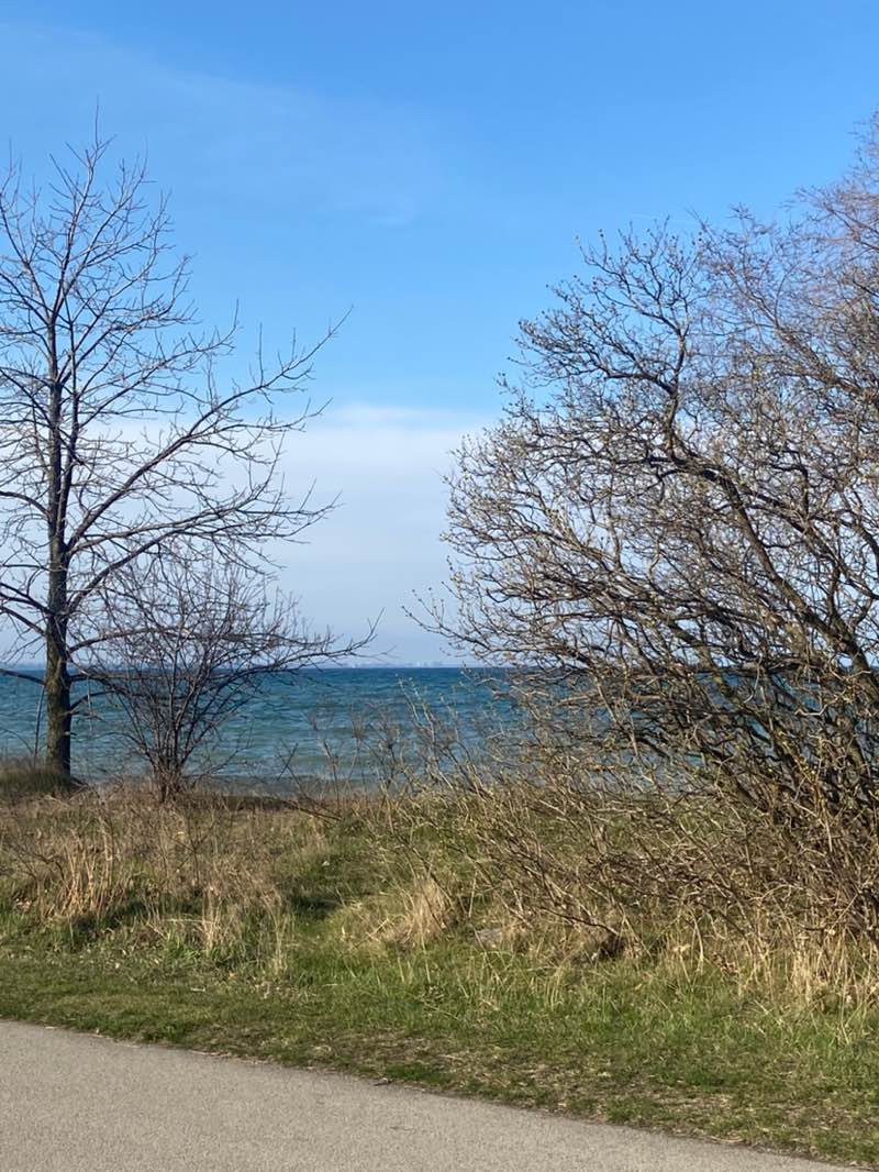 walking near me in Confederation Beach Park in spring