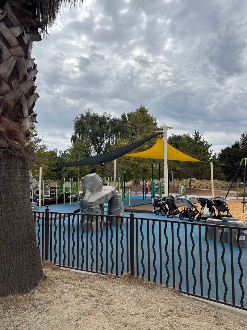 walking near me in Seven Seas Neighborhood Park in autumn