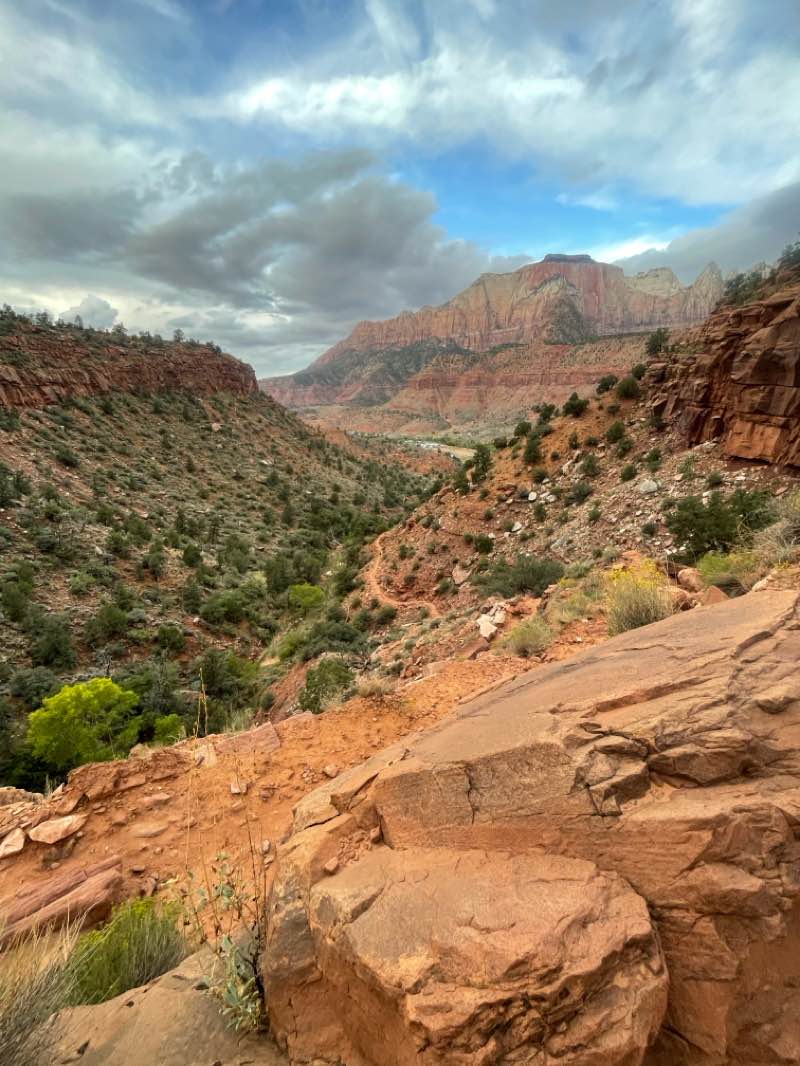 walking near me in Watchman Campground in autumn