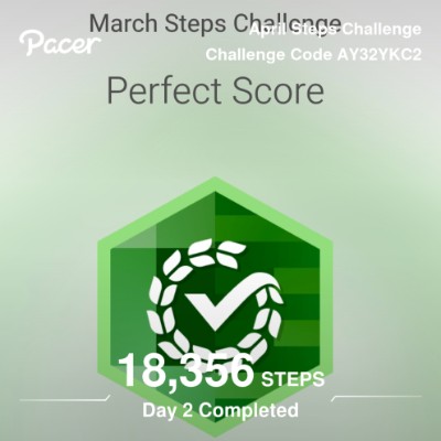 April Steps Challenge genius OJ post image