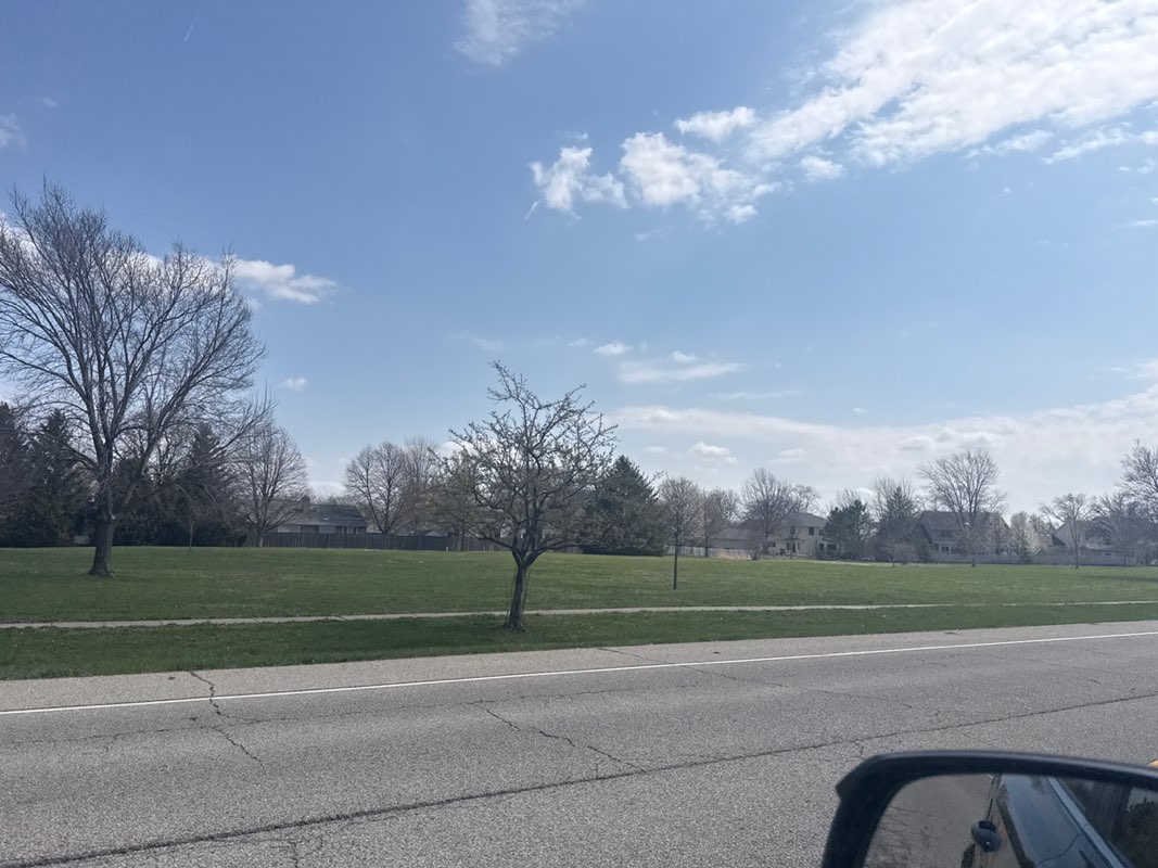 walking near me in Hallbeck Park in spring