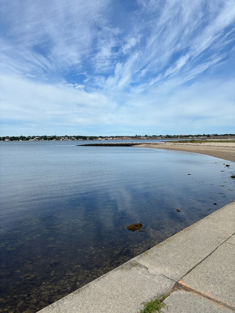 walking near me in Fort Taber Park in autumn