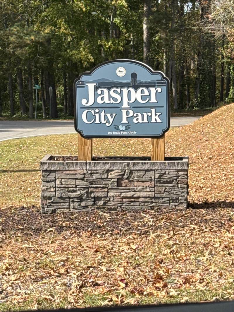 walking near me in Jasper City Park in autumn
