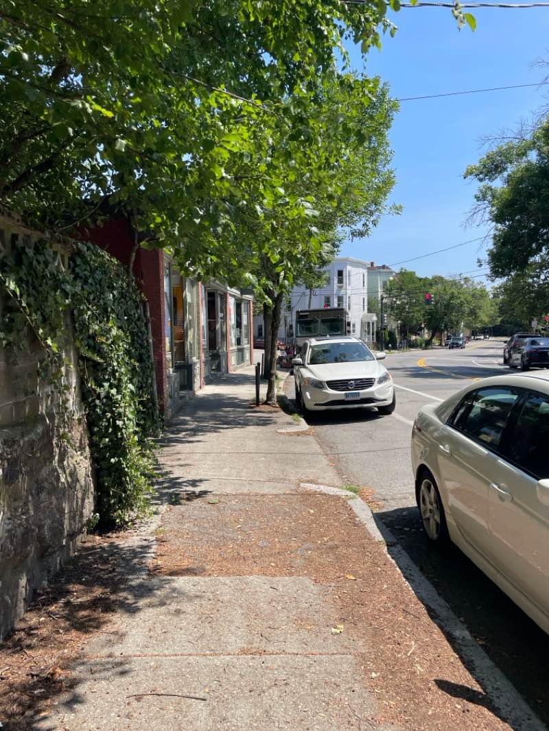 walking near me in Margaret E. Robinson Playground in autumn