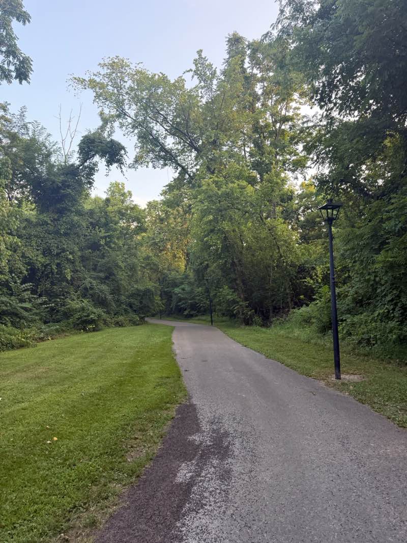 walking near me in Berea City Park in autumn
