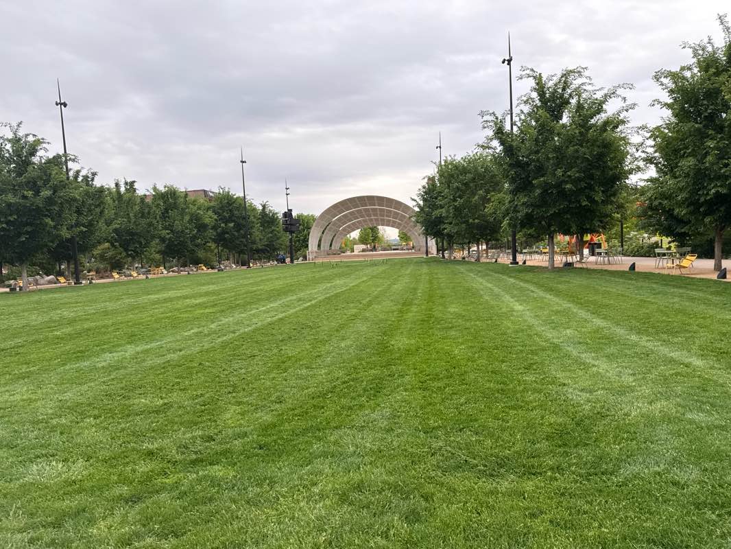 walking near me in Gene Leahy Mall in spring